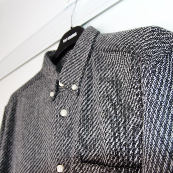 BNWT AW16 WHYRED MILLS BUTTON DOWN SHIRT 48 - Picture 4 of 15